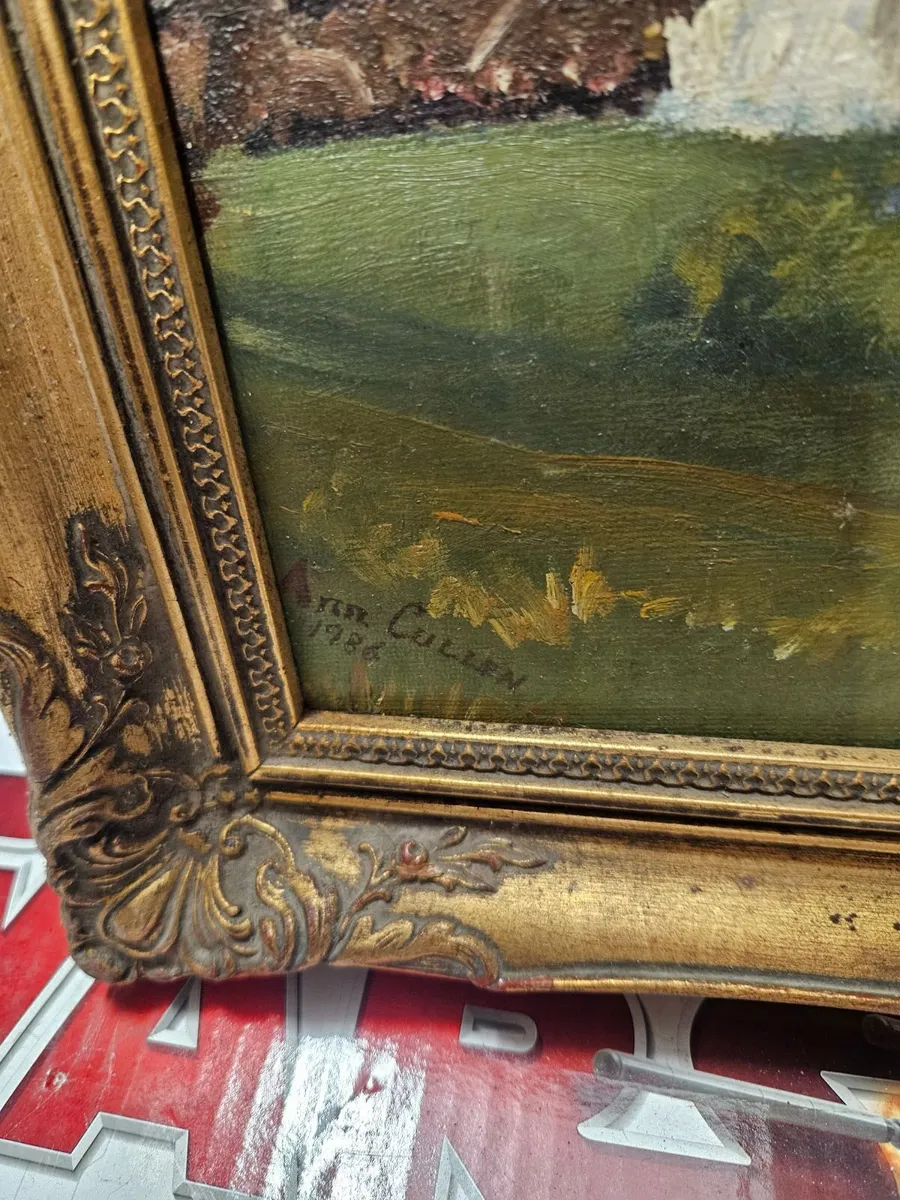 Picture Oil on Canvas - Image 4