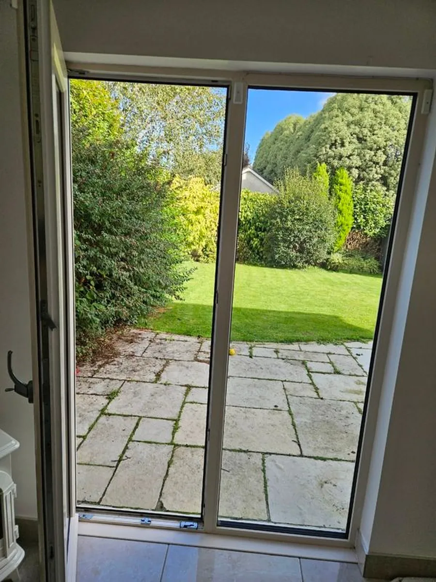 White triple glaze uPVC French doors - excellent condition - Image 2
