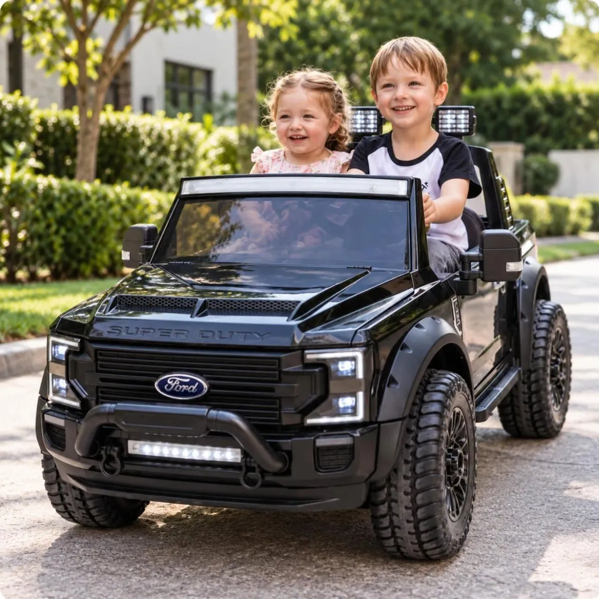 Ford Super Duty F450 24V Electric Ride On Black - Image 1