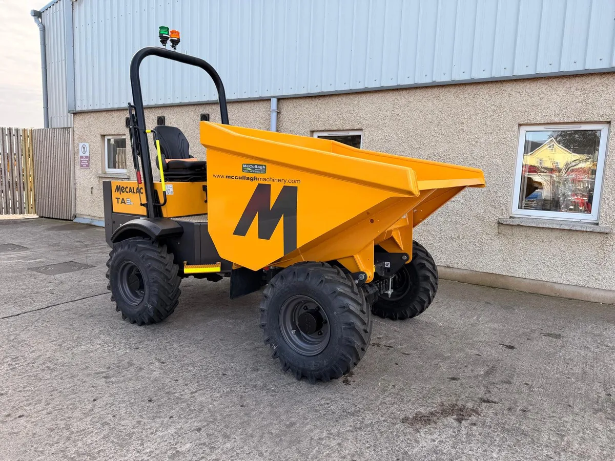 New Mecalac / Terex TA3 3 Tonne Dumper - Image 1