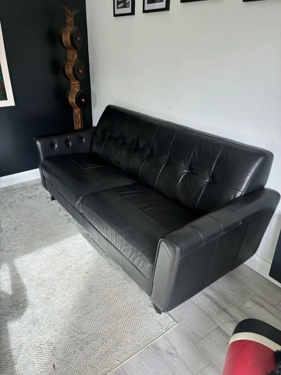 3 seather leather sofa - Image 1