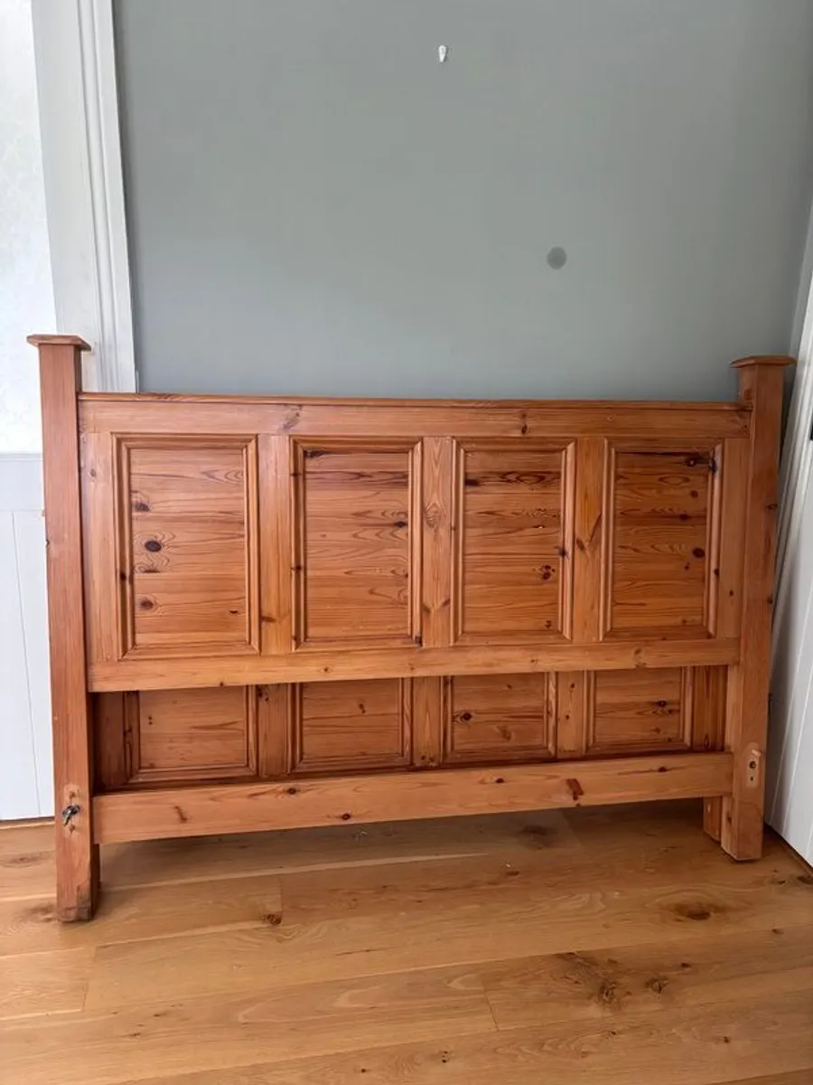 Solid Pine King Size Bed Frame. - Image 2