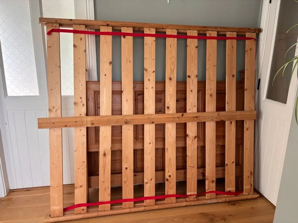 Solid Pine King Size Bed Frame. - Image 3
