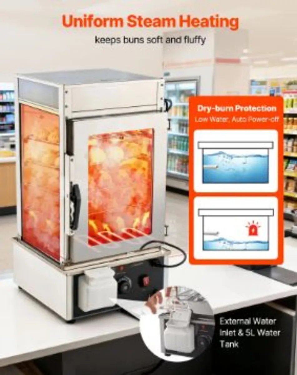 5-Tier Commercial Food Warmer Display - Image 2