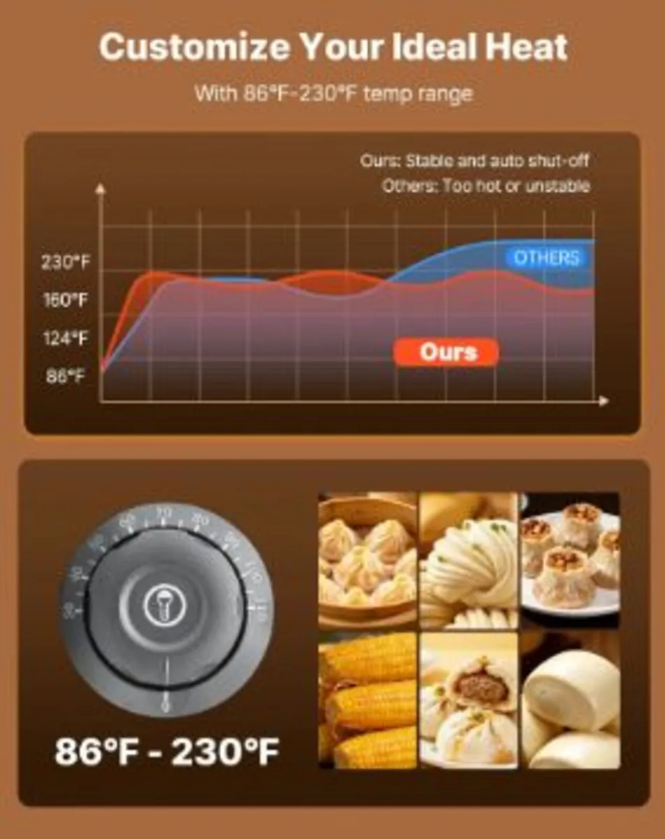 5-Tier Commercial Food Warmer Display - Image 4