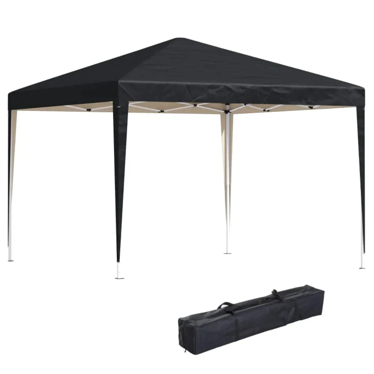 3 x 3M Garden Pop Up Gazebo Height Adjustable Marq - Image 1