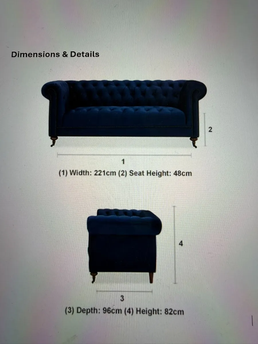 Chesterfield Sofa - Image 2