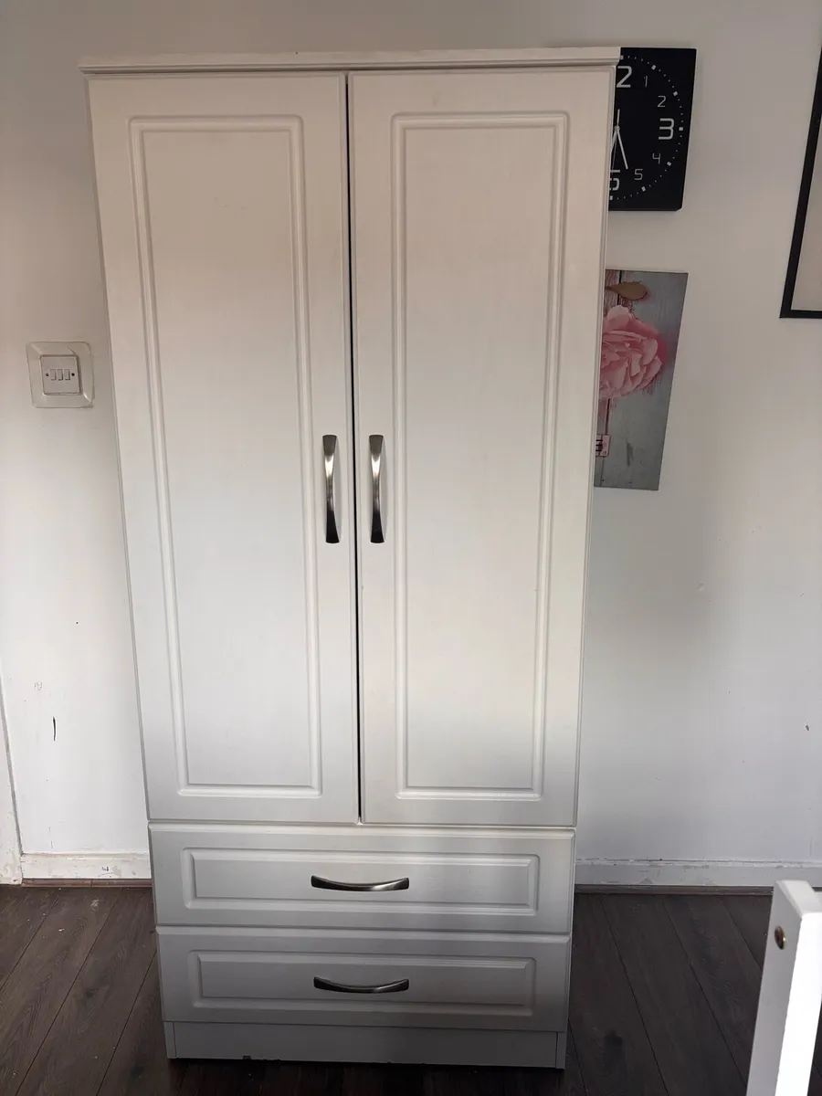 White wardrobe- can deliver - Image 1