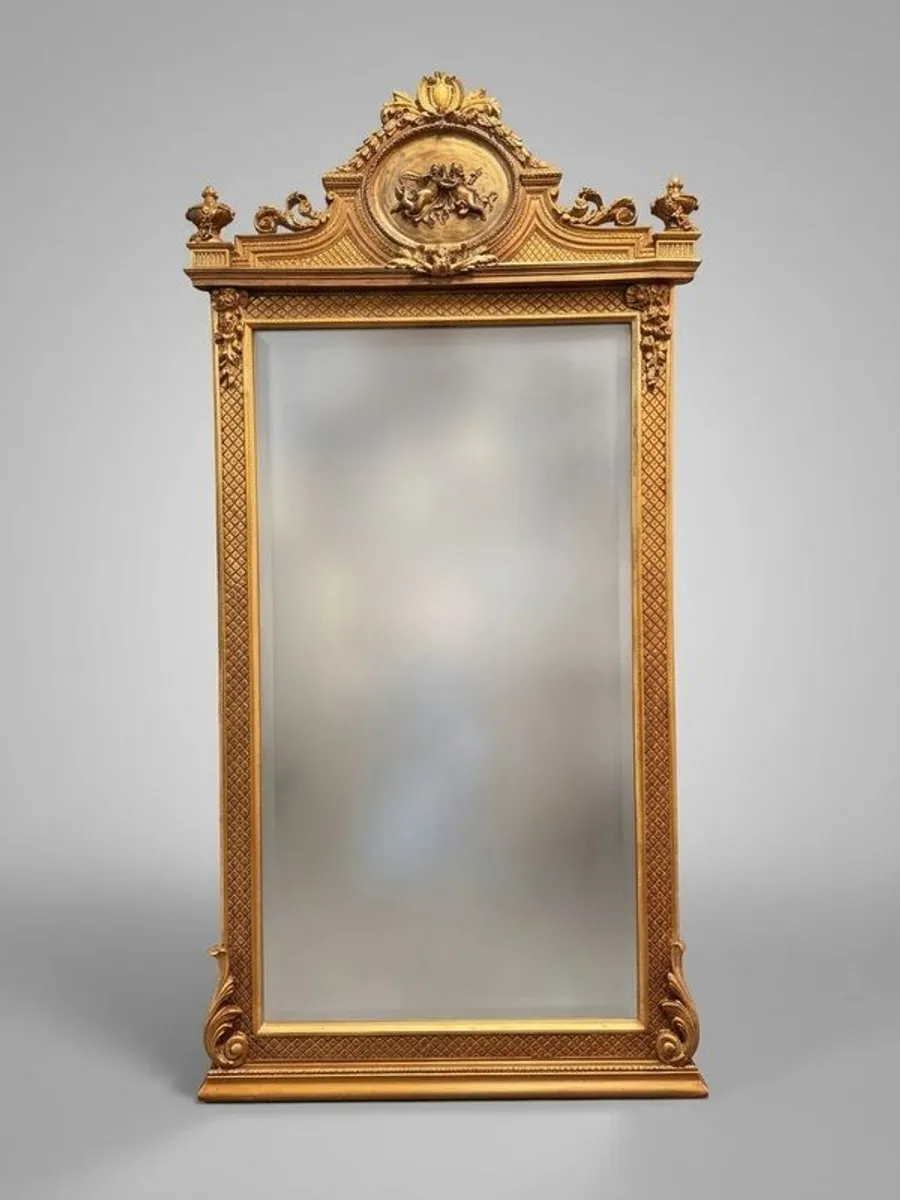 French Style Freestanding Full Length Mirror - Image 1