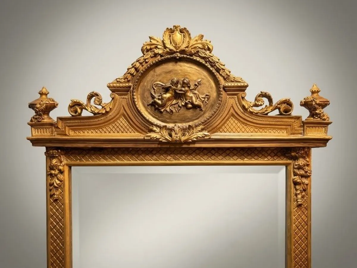 French Style Freestanding Full Length Mirror - Image 4