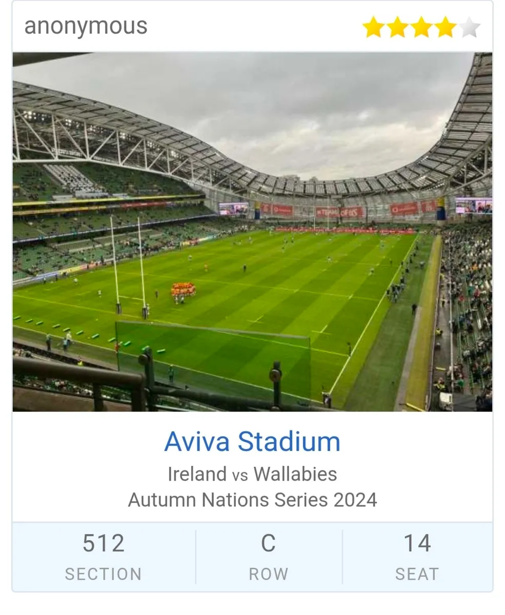 Ireland vs Austria tickets x4 - Image 3