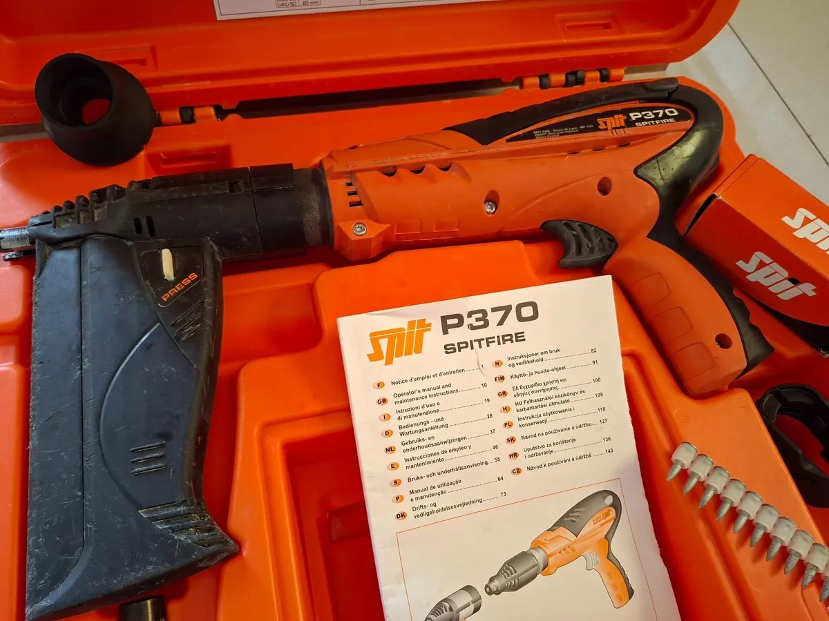 Spit P370 Powder Actuated Nail Gun "Serviced" - Image 2