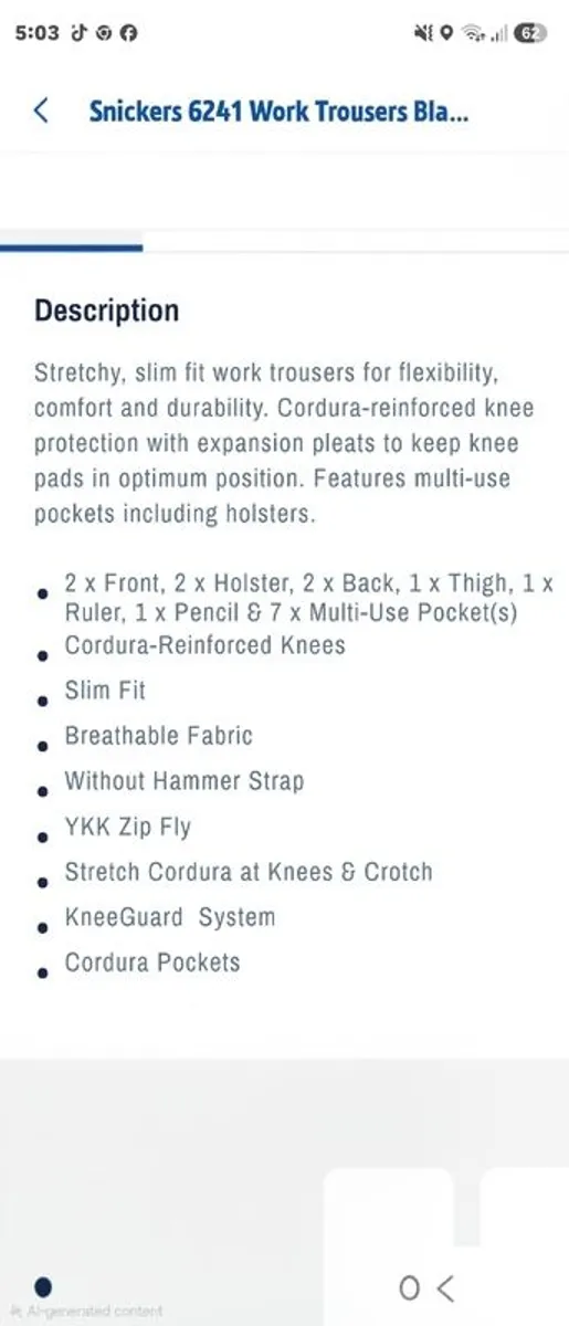 work trousers - Image 1