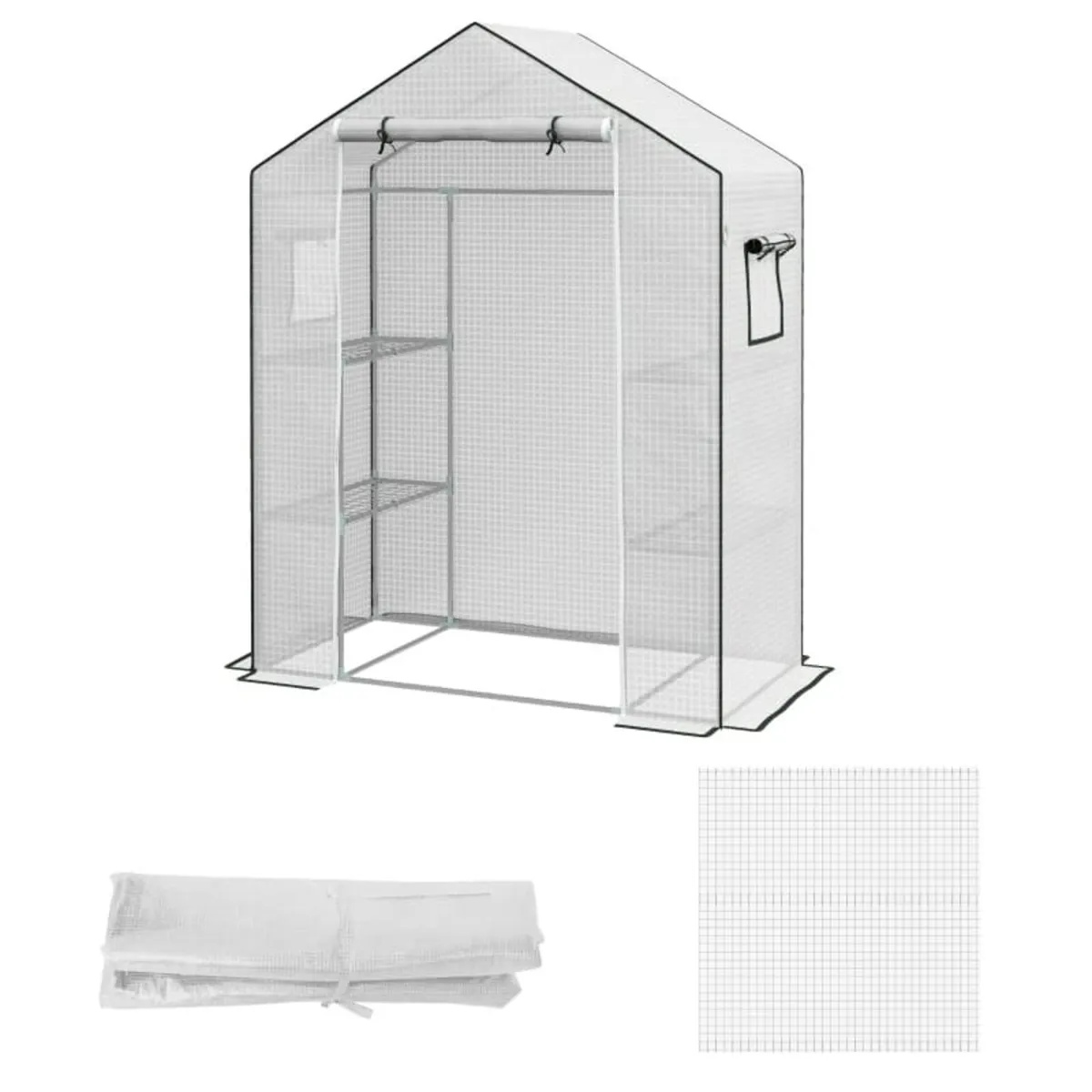 Greenhouse Cover Replacement Walk-in PE Hot House - Image 1