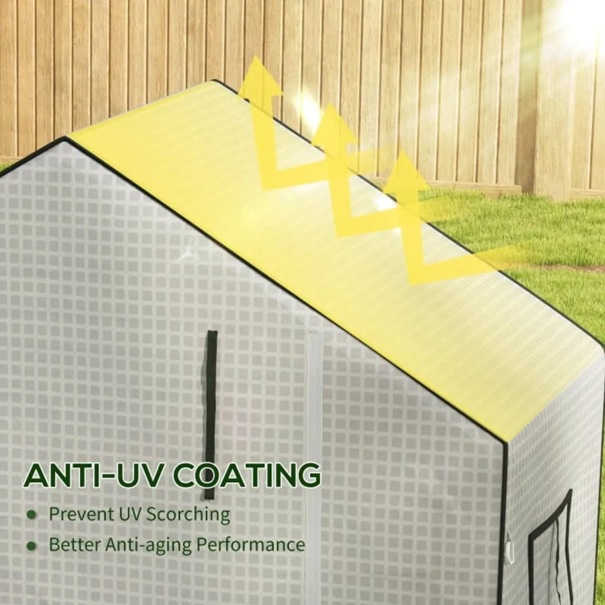 Greenhouse Cover Replacement Walk-in PE Hot House - Image 2
