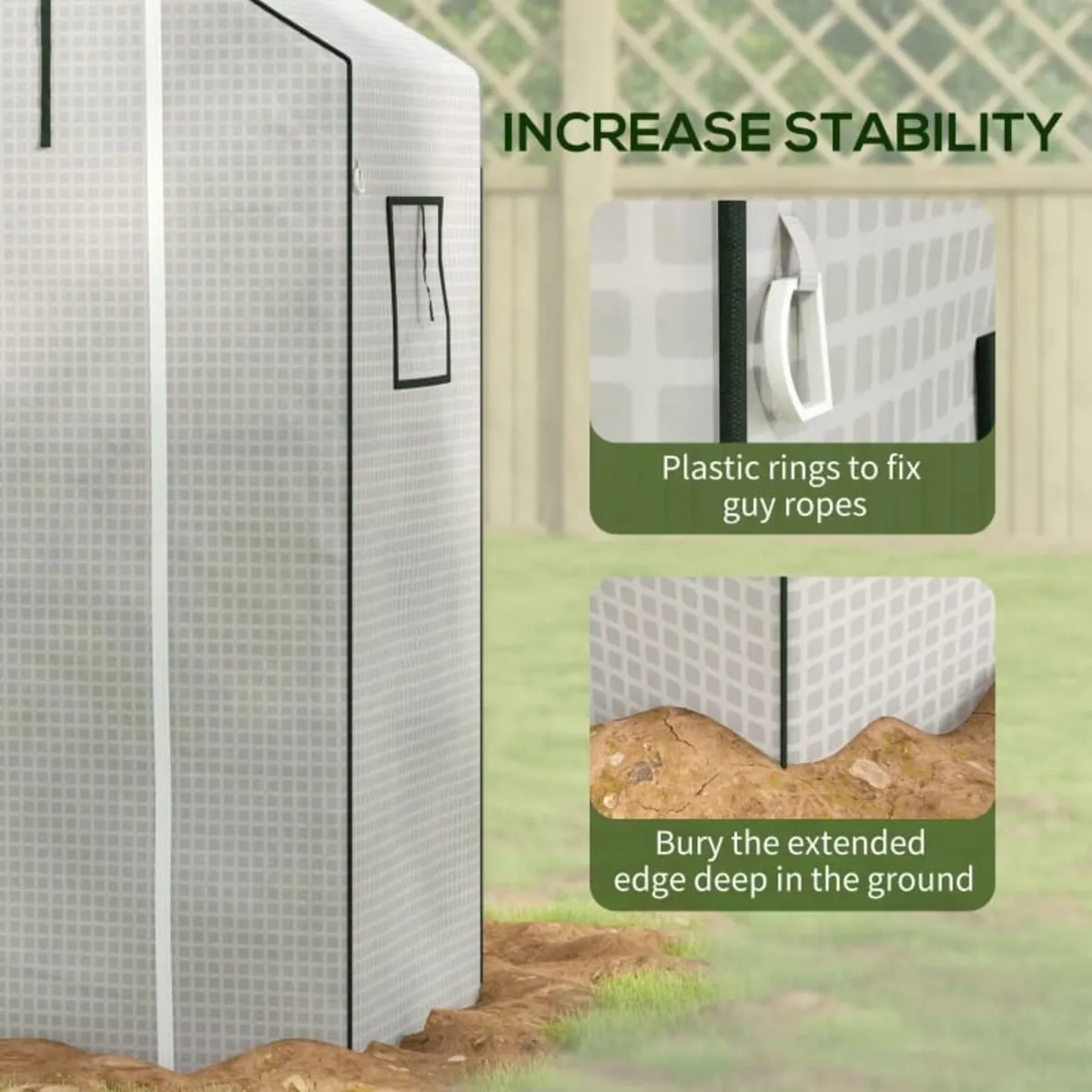 Greenhouse Cover Replacement Walk-in PE Hot House - Image 4