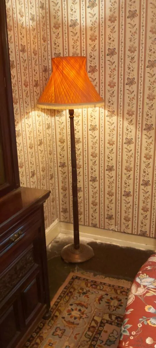 Vintage Mahogany Floor Lamps - Image 2
