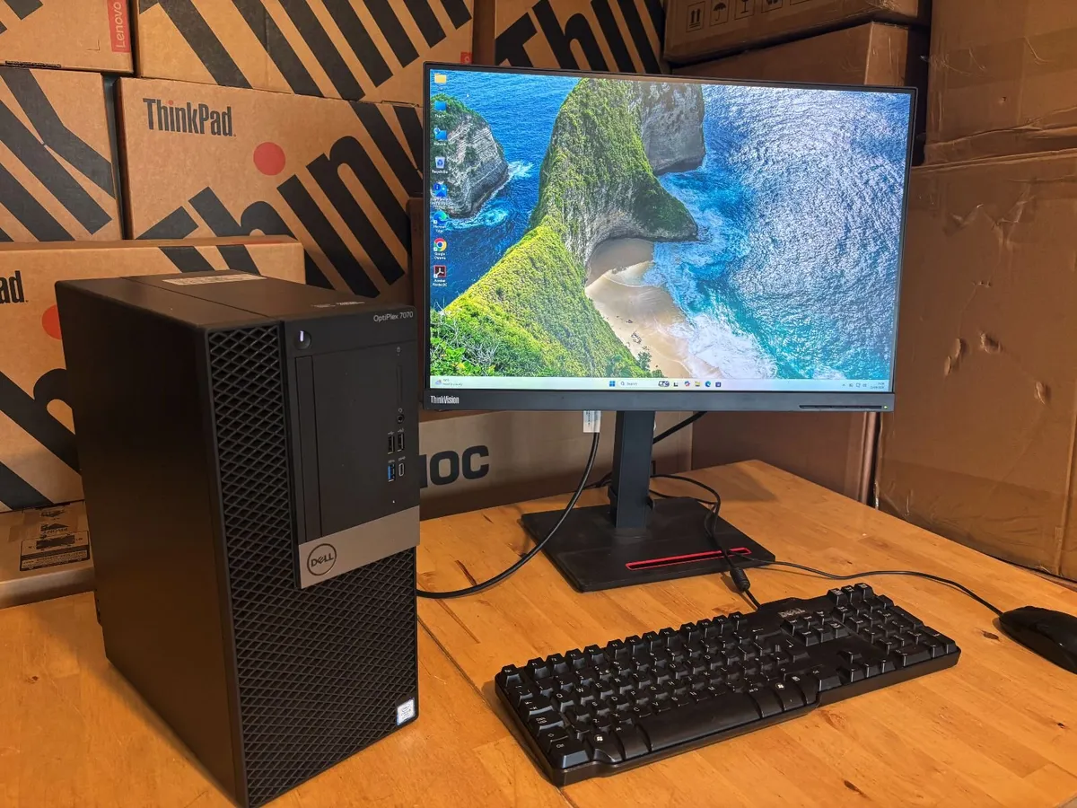Dell Optiplex 7070 Complete PC-i7-16Gb-24" Screen - Image 4