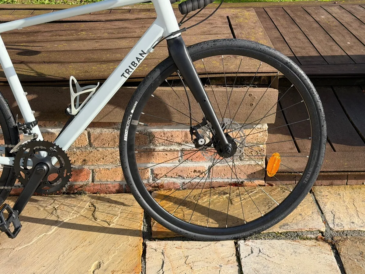 Road Bike Triban RC 120 Disc Brake - Grey - Image 4