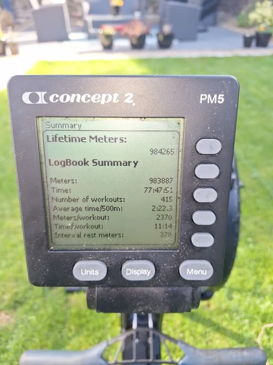 Used Concept 2 Rower D PM5 - Image 3