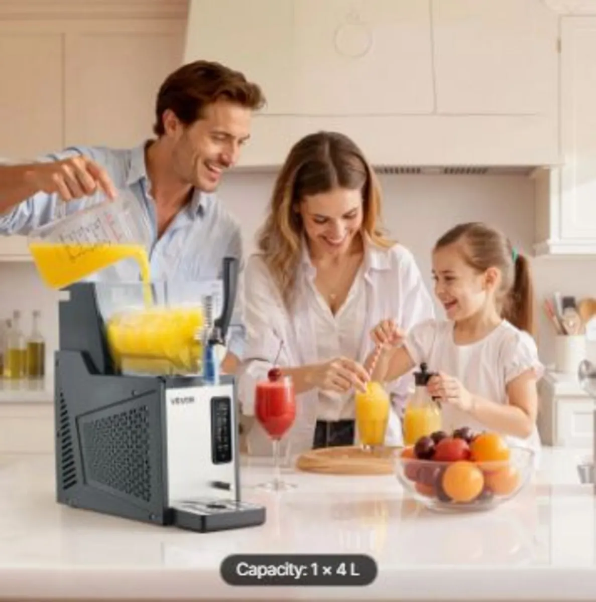 Slushie Machine, 4L/135oz No Ice Needed - Image 4