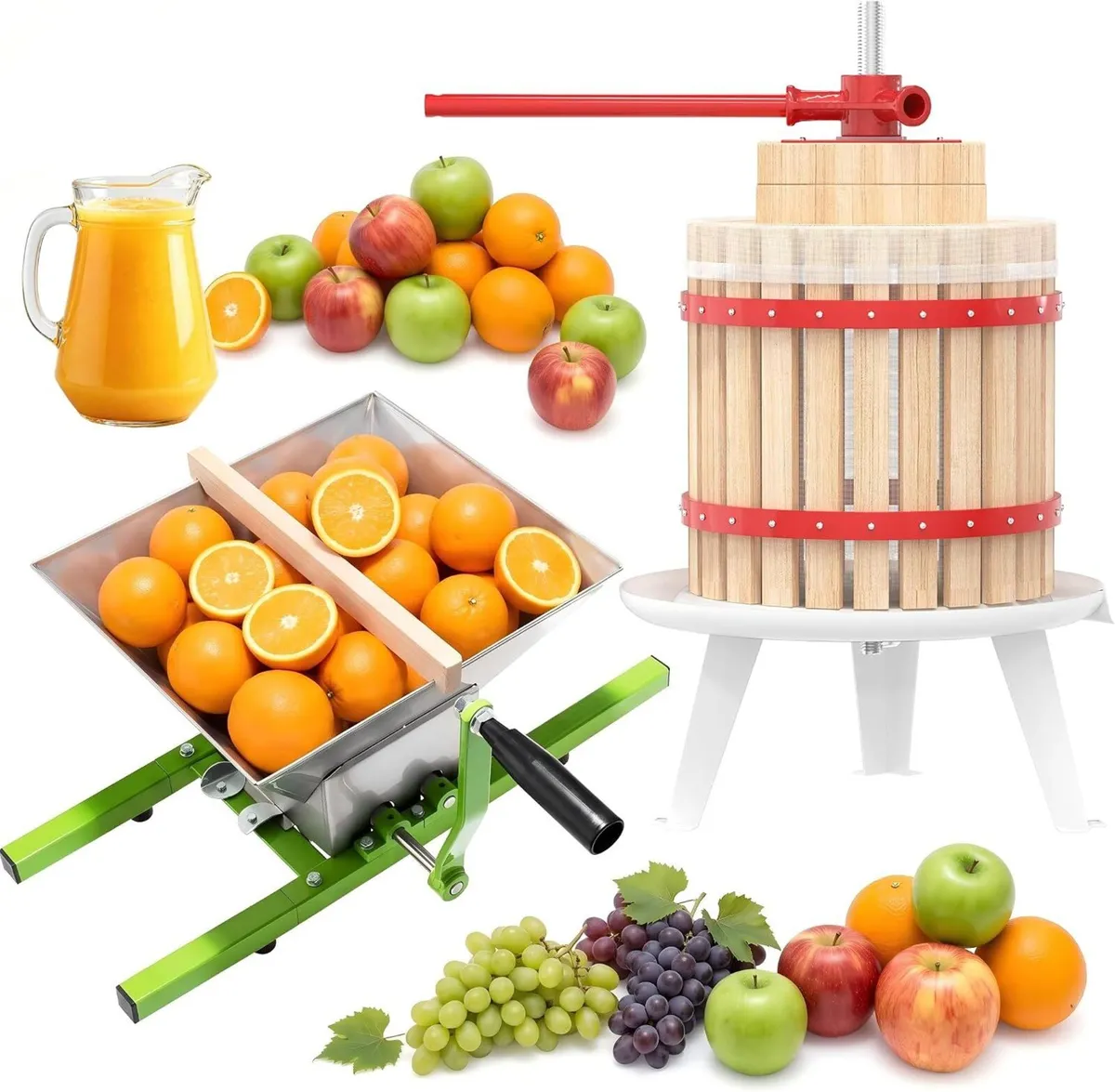 12L Fruit Press with 7L Pulp Making Mill - Image 1