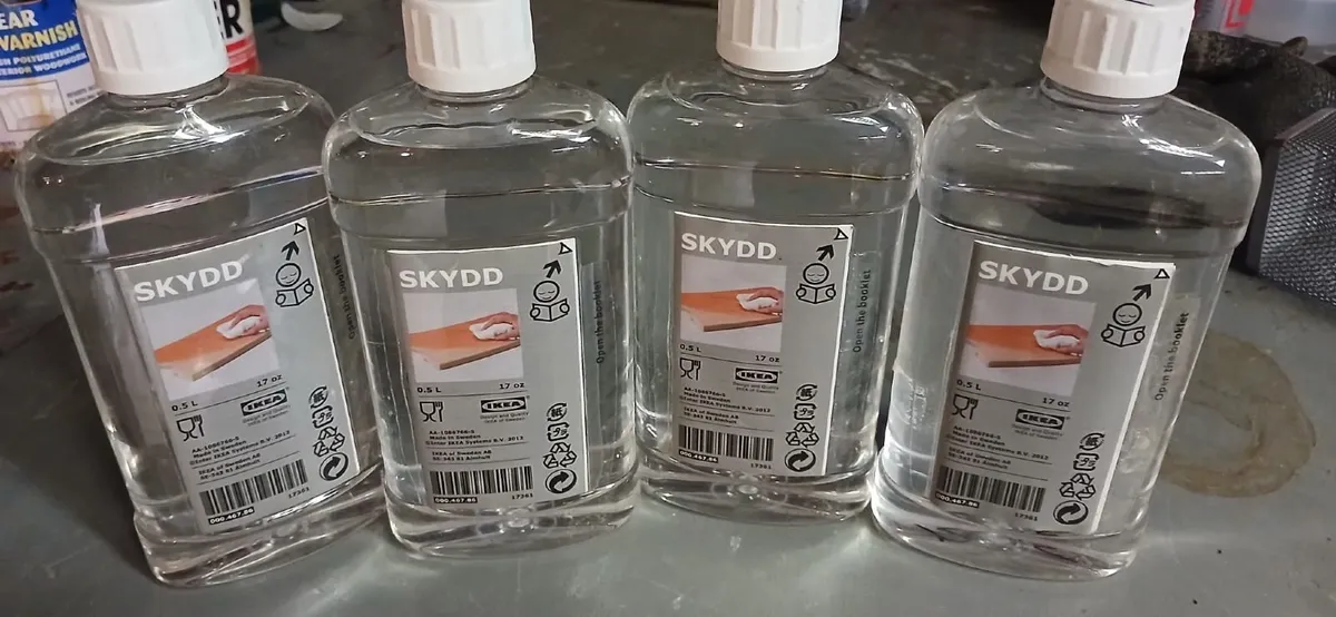 IKEA SKYDD Wood Oil, 4 x 500ml Bottles, Unopened, - Image 3