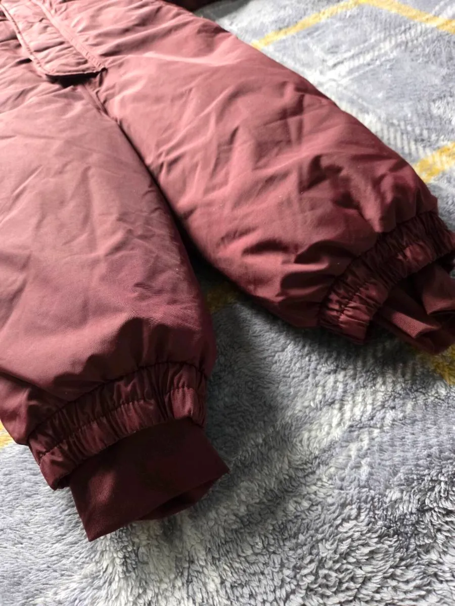 1year, Konges Sløjd Burgundy Thermolite Snowsuit - Image 3