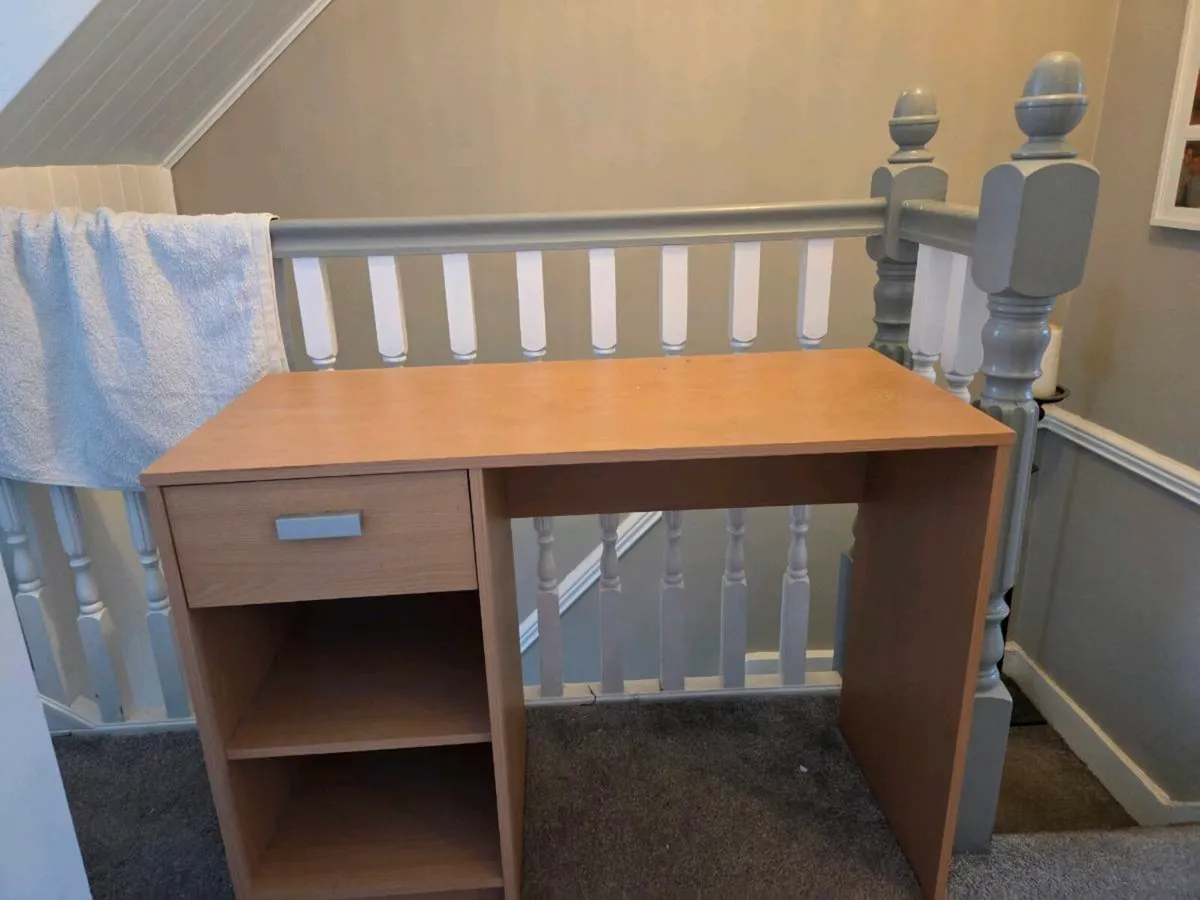 Office Desk w/ Shelves - Image 4