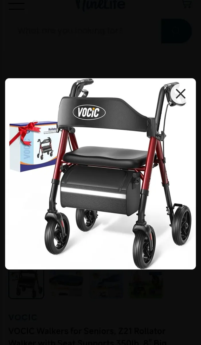 VOCIC Walkers for Seniors, Z21 Rollator Walker - Image 1