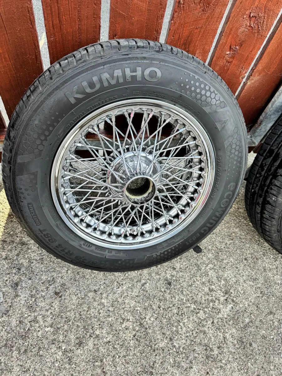 Mgb 72 spoke wheels - Image 3