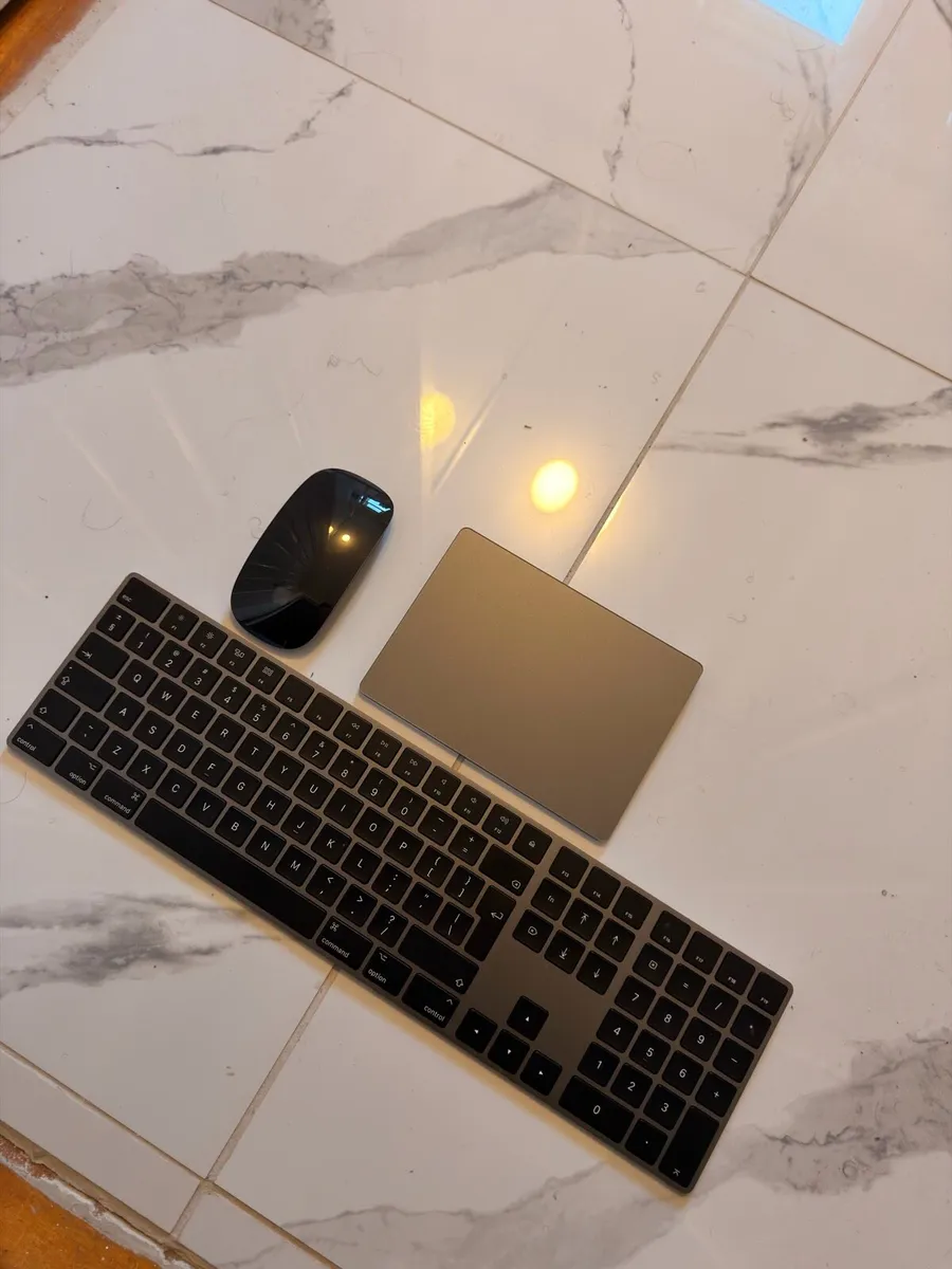 Apple Space Grey Magic Keyboard + Trackpad 2 + Mou - Image 1