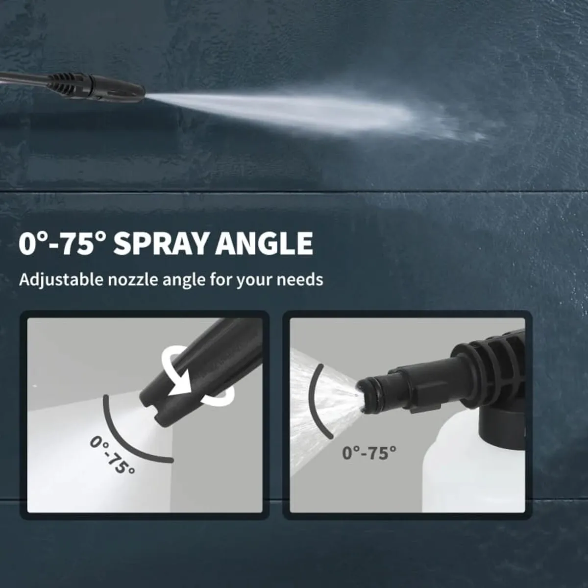 1800W High Pressure Washer, 150 Bar Pressure, 420 - Image 3