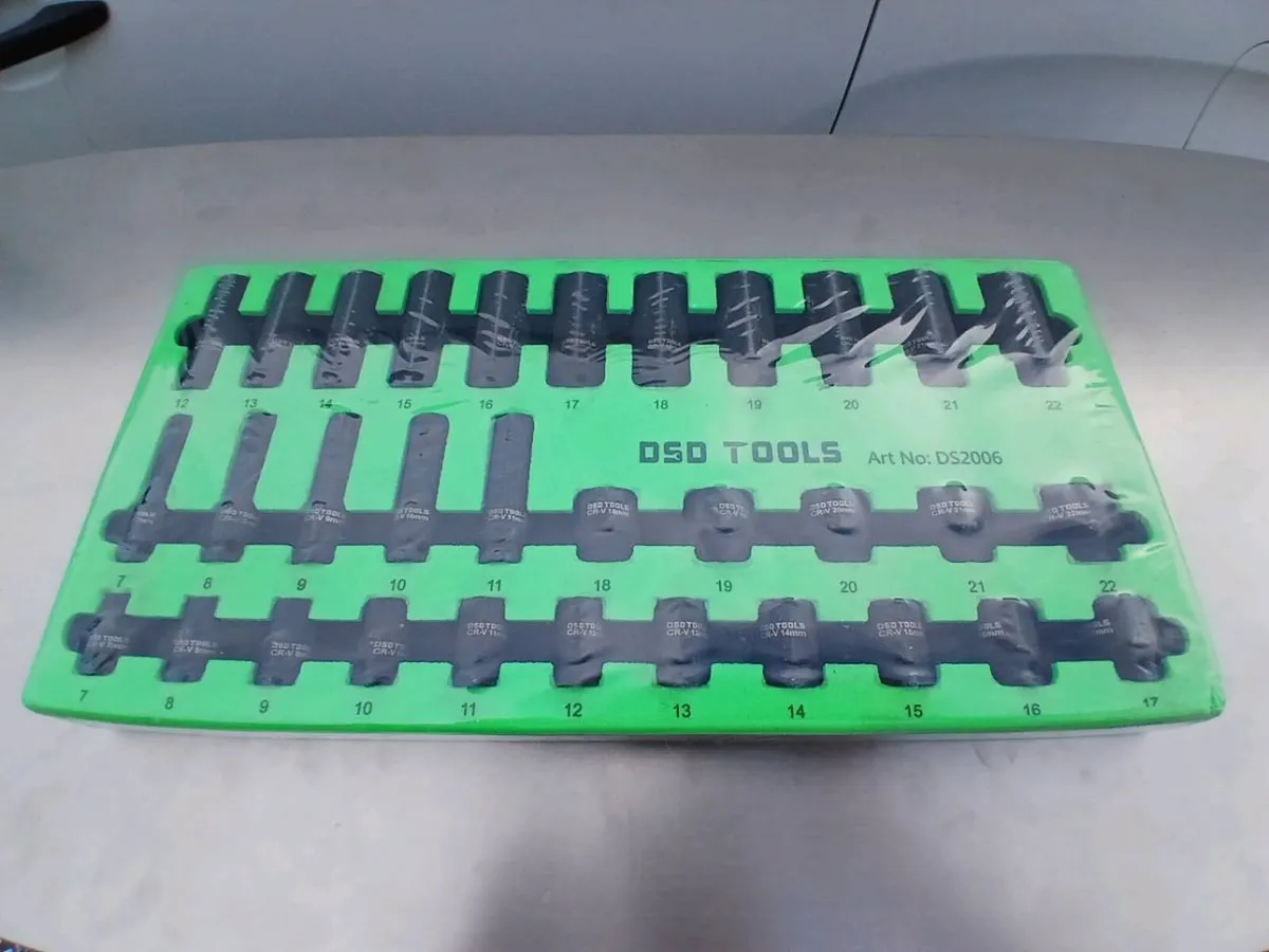 🔧 DSD TOOLS 32PC 3/8" IMPACT SOCKET SET – €60 💶
