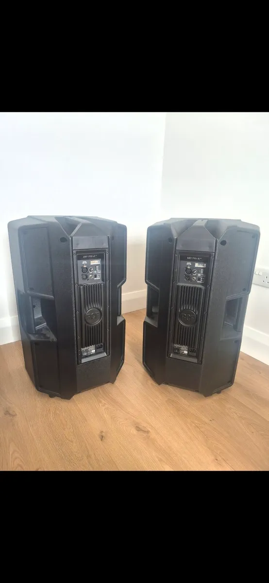 Pair RCF ART 715-A MK Speakers + Stands - Warranty - Image 2