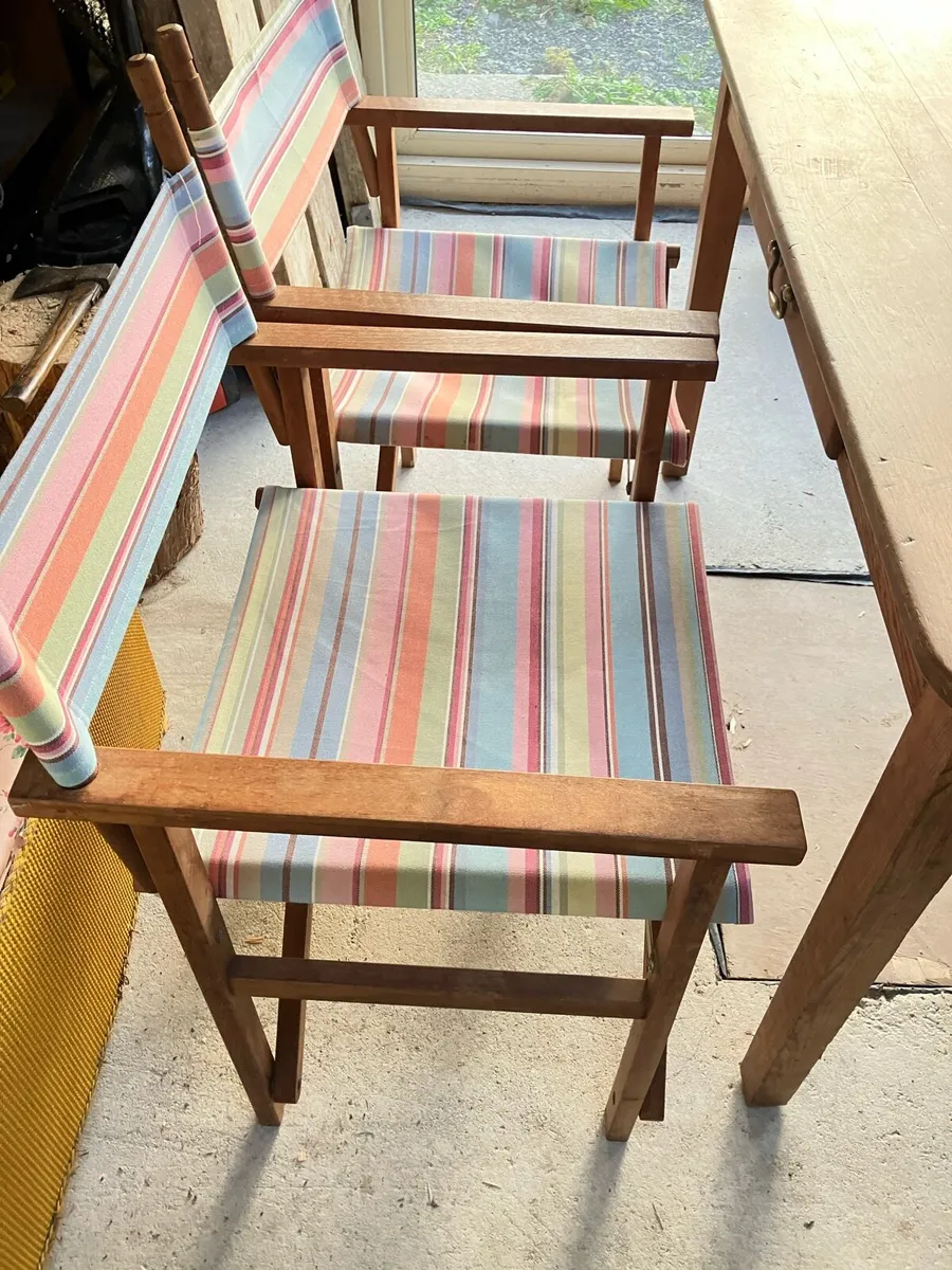 Directors chairs ( hardwood) - Image 2