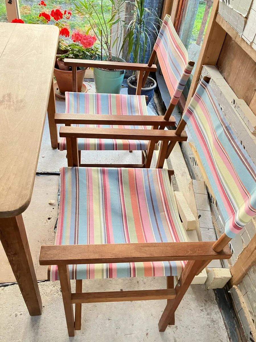 Directors chairs ( hardwood) - Image 3