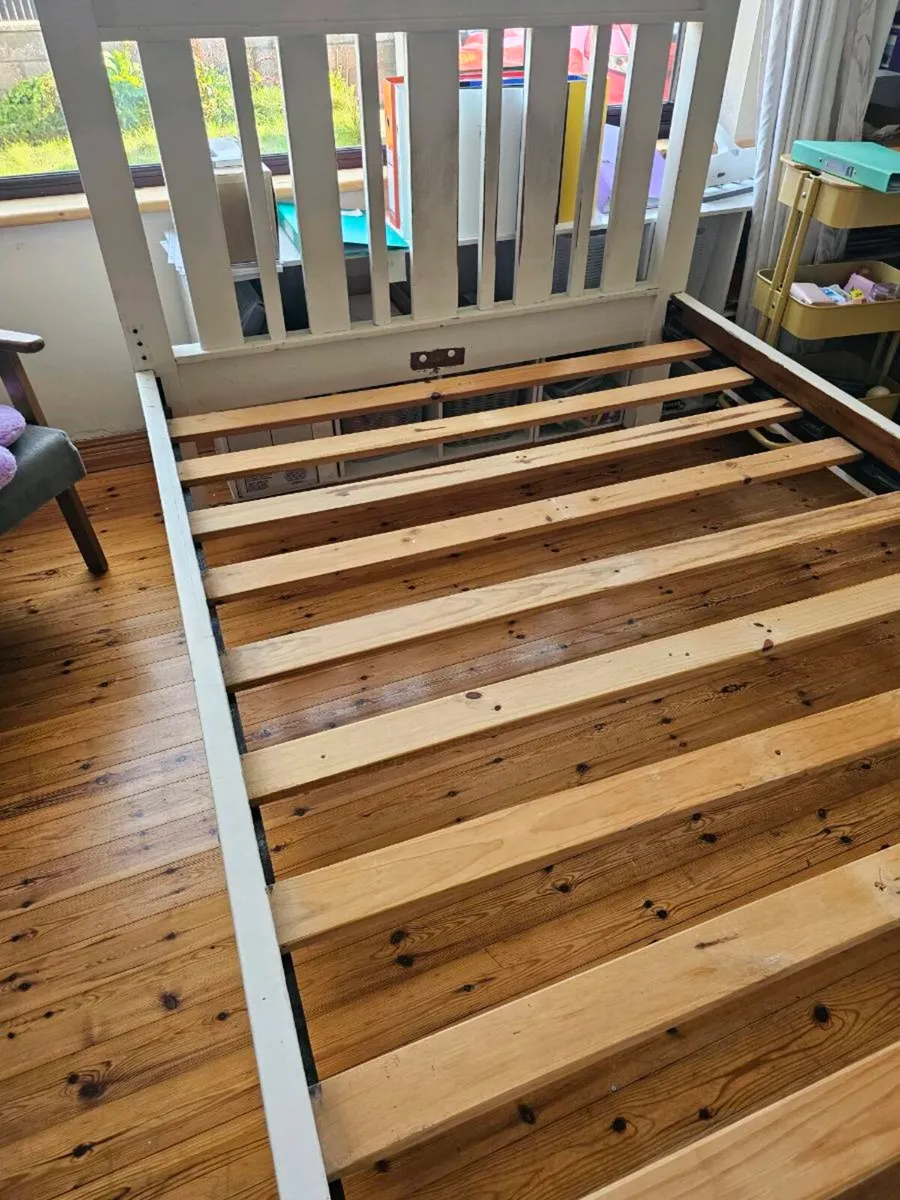 Wooden Double Bed - Image 4