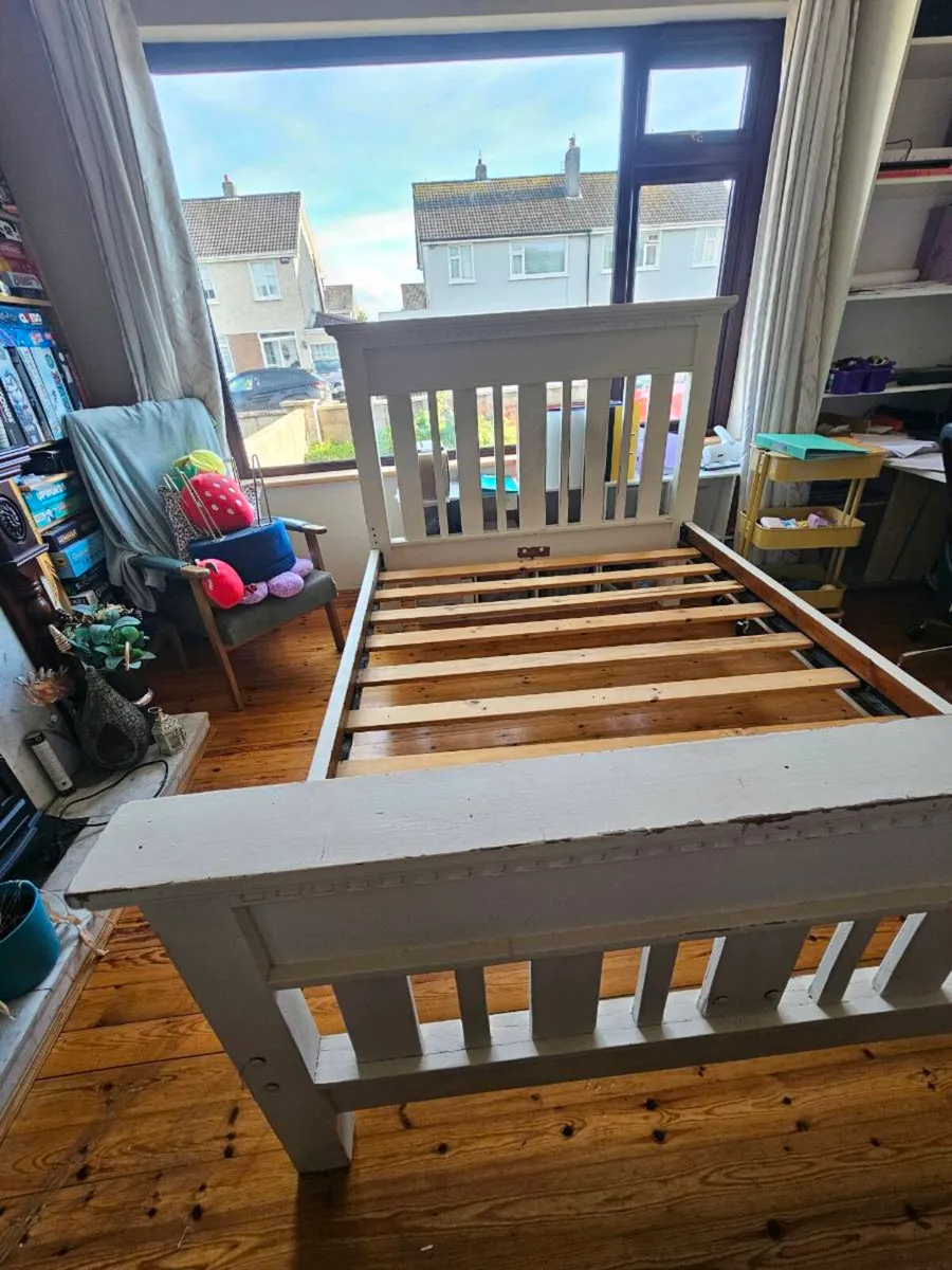 Wooden Double Bed - Image 2