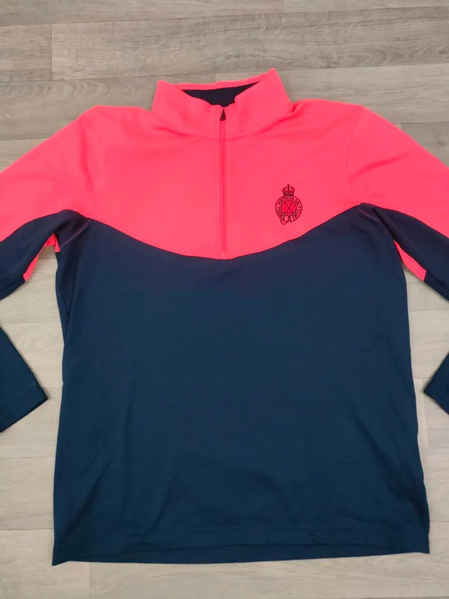 Under Armour Half Zip Golf Jumper Mens Medium - Image 2
