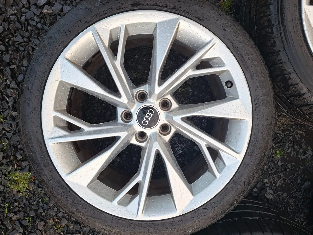 18" Genuine Audi A5 S Line Alloys with tyres - Image 2