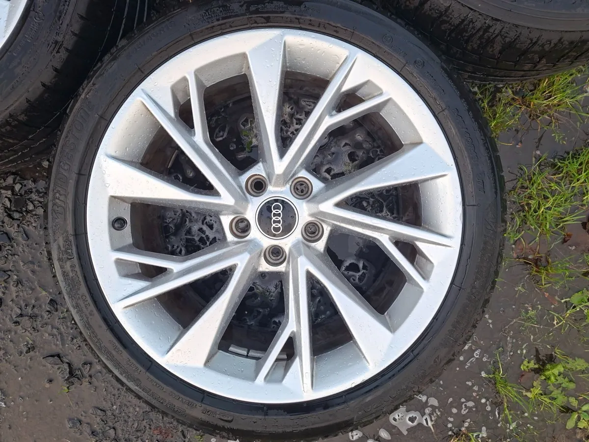 18" Genuine Audi A5 S Line Alloys with tyres - Image 3
