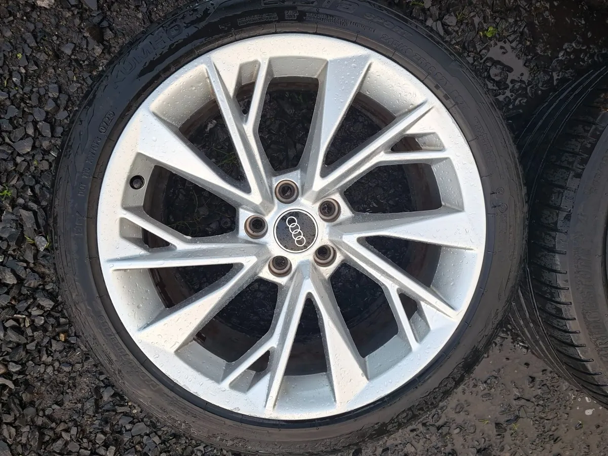 18" Genuine Audi A5 S Line Alloys with tyres - Image 4