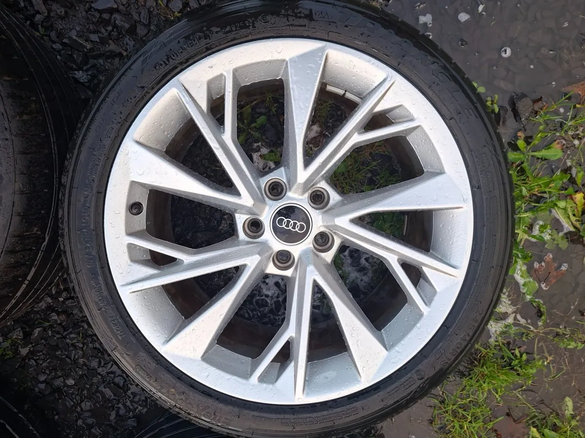18" Genuine Audi A5 S Line Alloys with tyres - Image 1