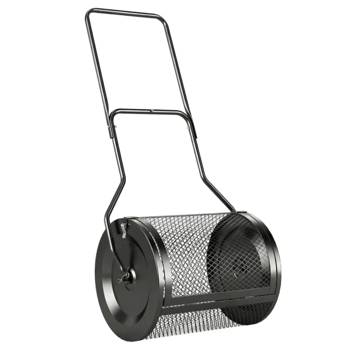 Compost Spreader, 20" Peat Moss Spreader with Deta - Image 1