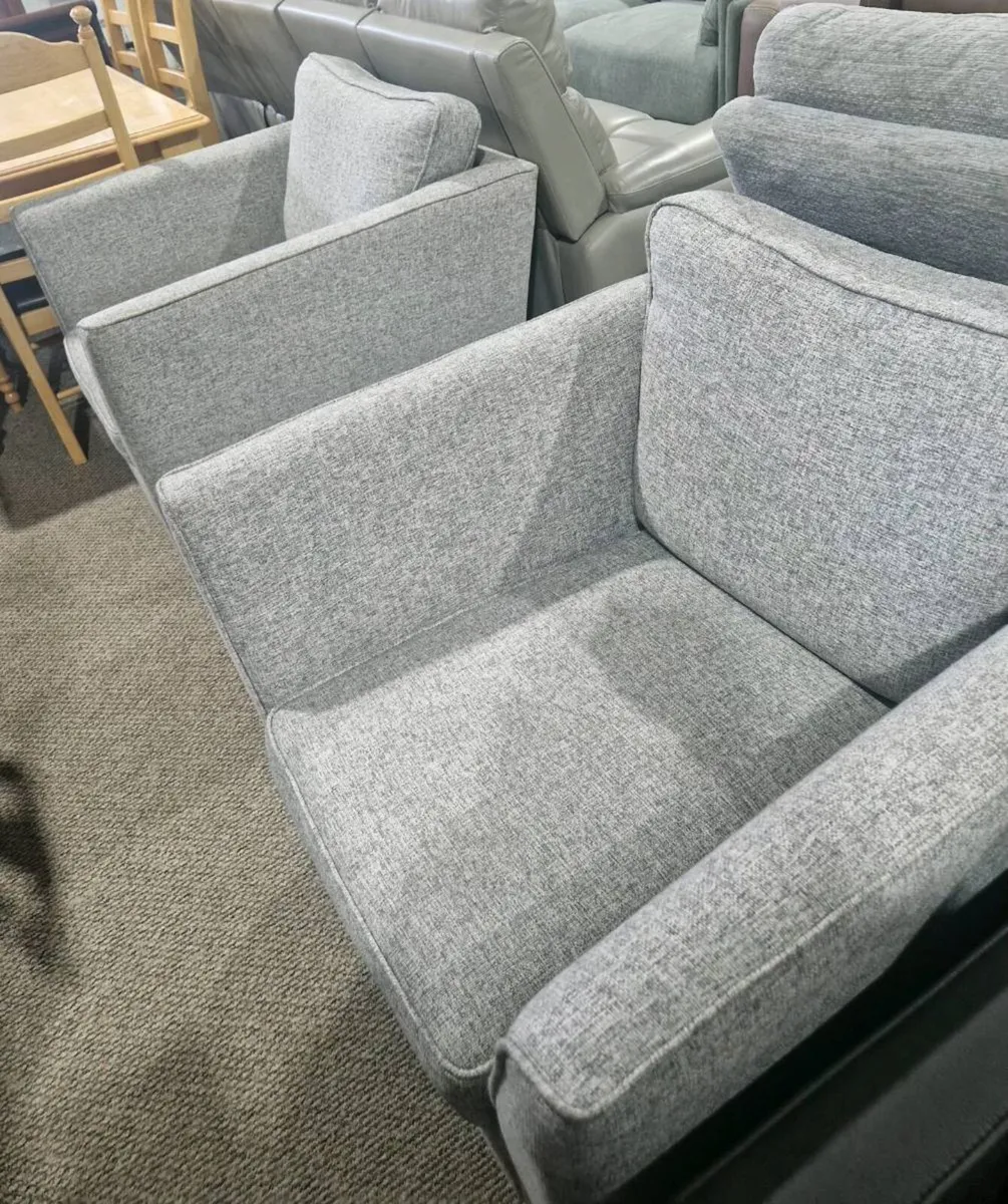 X2 shop display armchairs