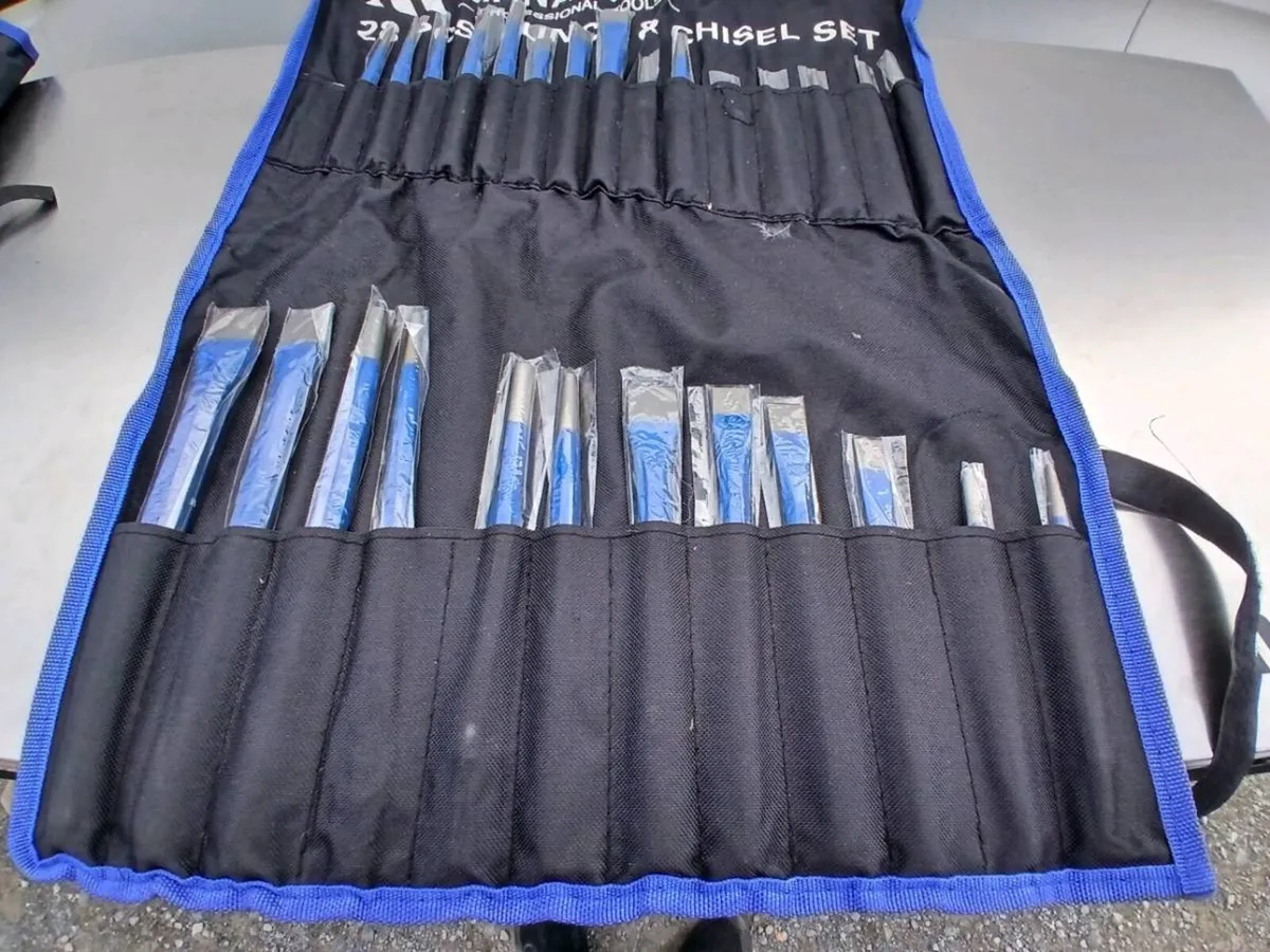 MANAROLA PROFESSIONAL 28PC PUNCH & CHISEL SET 🔨 - Image 2