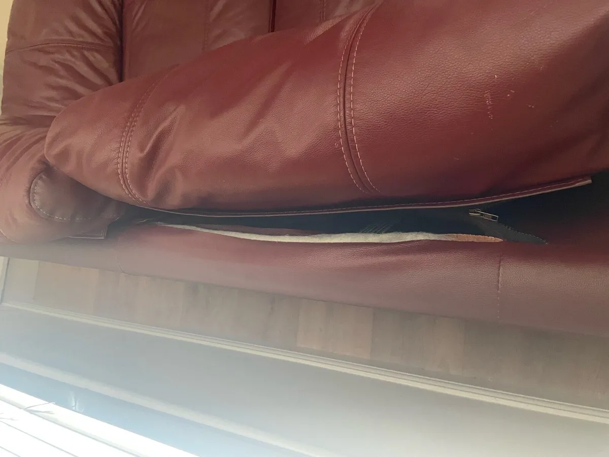 Leather Sofa 2 seater - Image 3