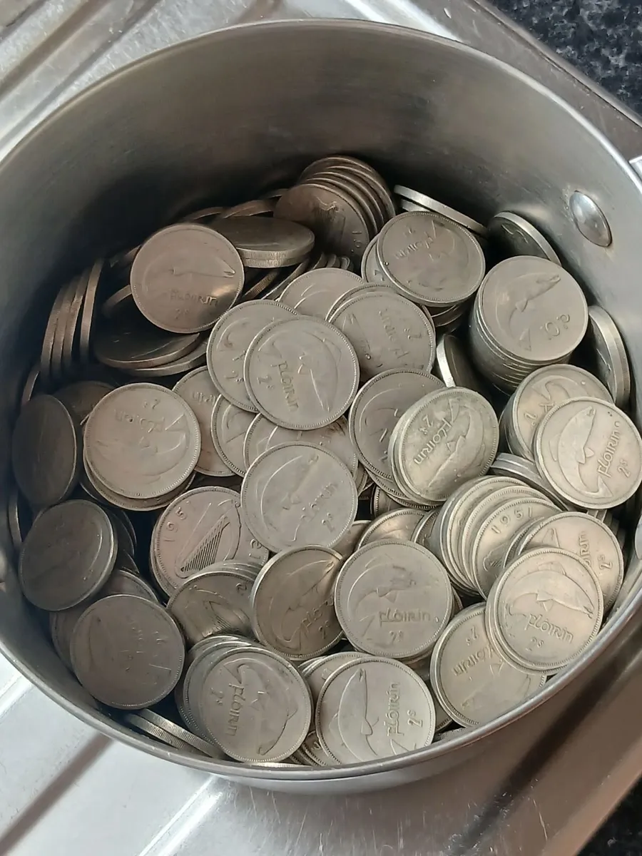 Big quantity mix of uk and irish 500 +  coins - Image 2