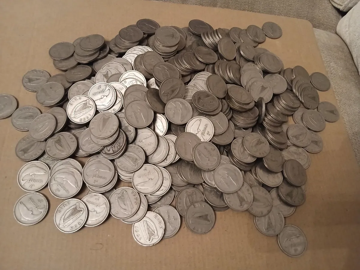 Big quantity mix of uk and irish 500 +  coins - Image 3